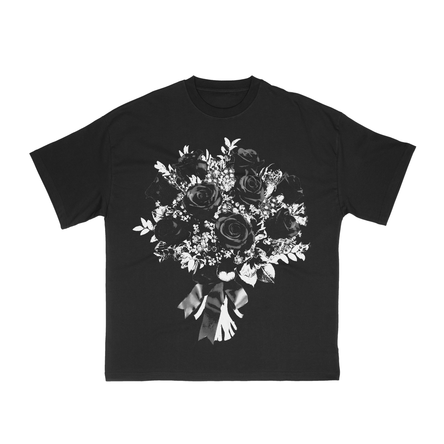 Flowers While I'm Alive T-Shirt "Black Roses" Edition