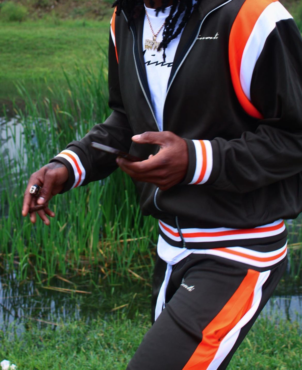 Brown/Orange Minati Signature Tracksuit