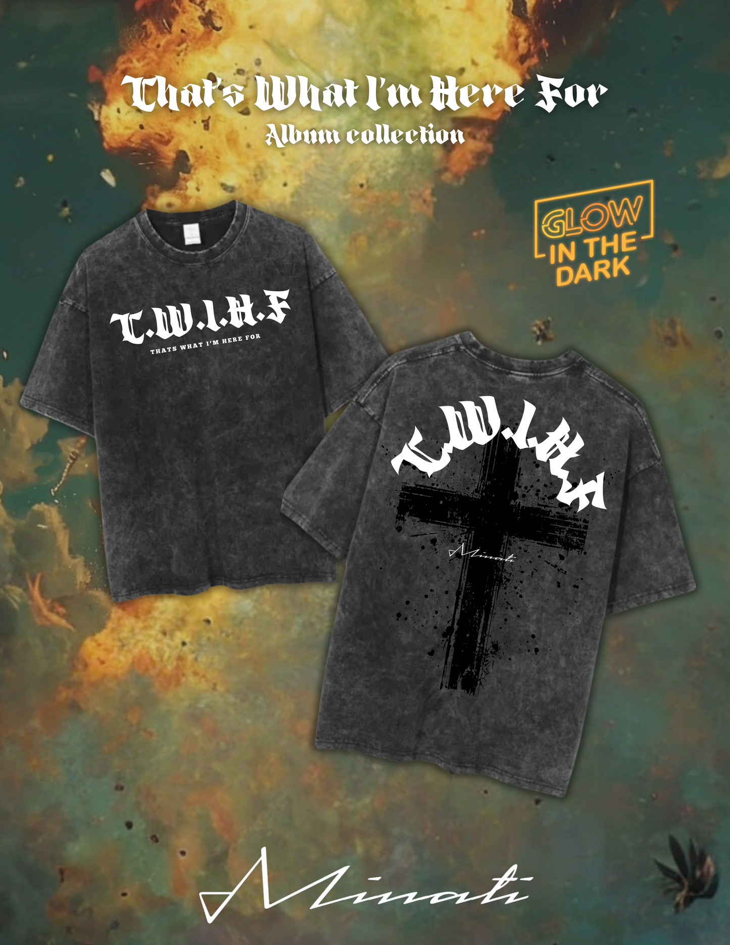 “TWIHF” Acid Washed Tee | Album Collection EXCLUSIVE