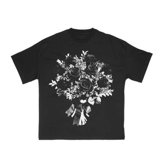 Flowers While I'm Alive T-Shirt "Black Roses" Edition